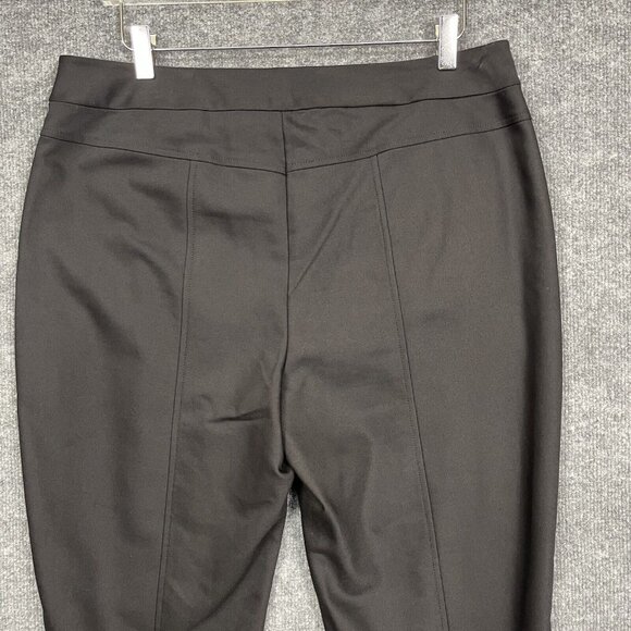 Chicos Pants Womens 2 Ankle Large 12 Black So Slimming Waist Panel‎ Stretch - Picture 4 of 16